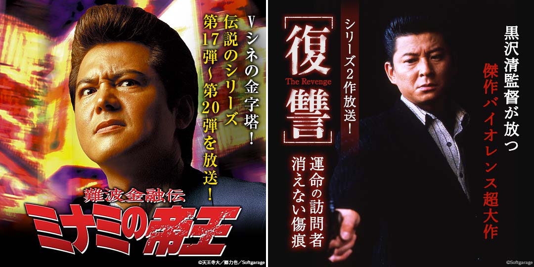 難波金融伝 ミナミの帝王19 闇の裁き　&　復讐 The Revenge 運命の訪問者