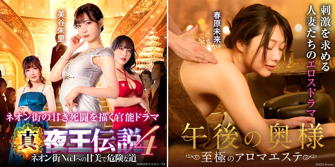 真・夜王伝説4 ネオン街No.1への甘美で危険な道　&　午後の奥様 至極のアロマエステ