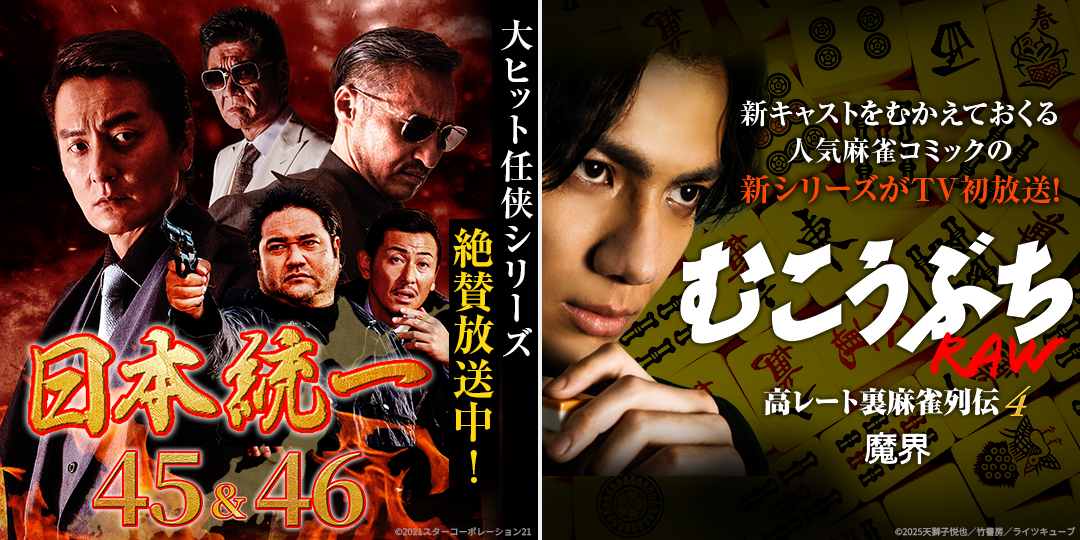 日本統一45、46　&　むこうぶちRAW 高レート裏麻雀列伝4 魔界