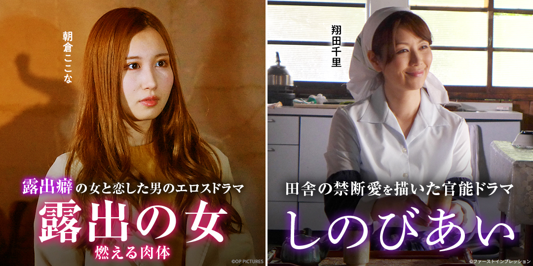 露出の女 燃える肉体・しのびあい